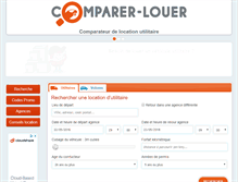 Tablet Screenshot of comparer-louer.fr